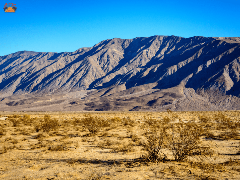 borrego springs mountain during the day